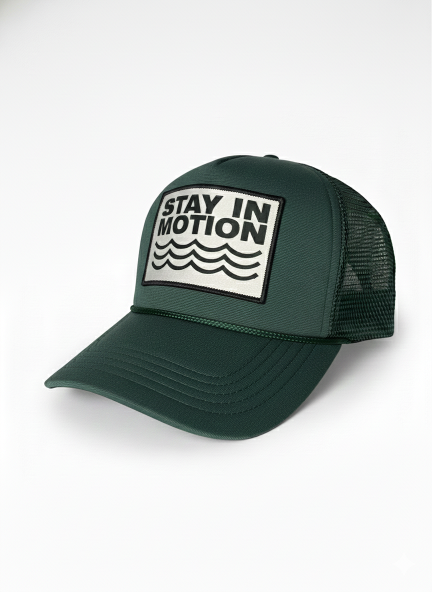 Stay In Motion Trucker hat