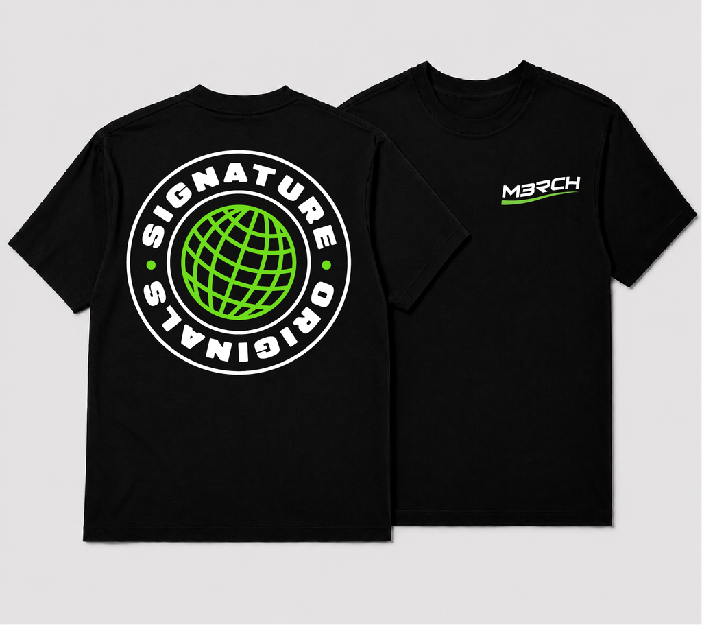 M3RCH Globe Tee Black