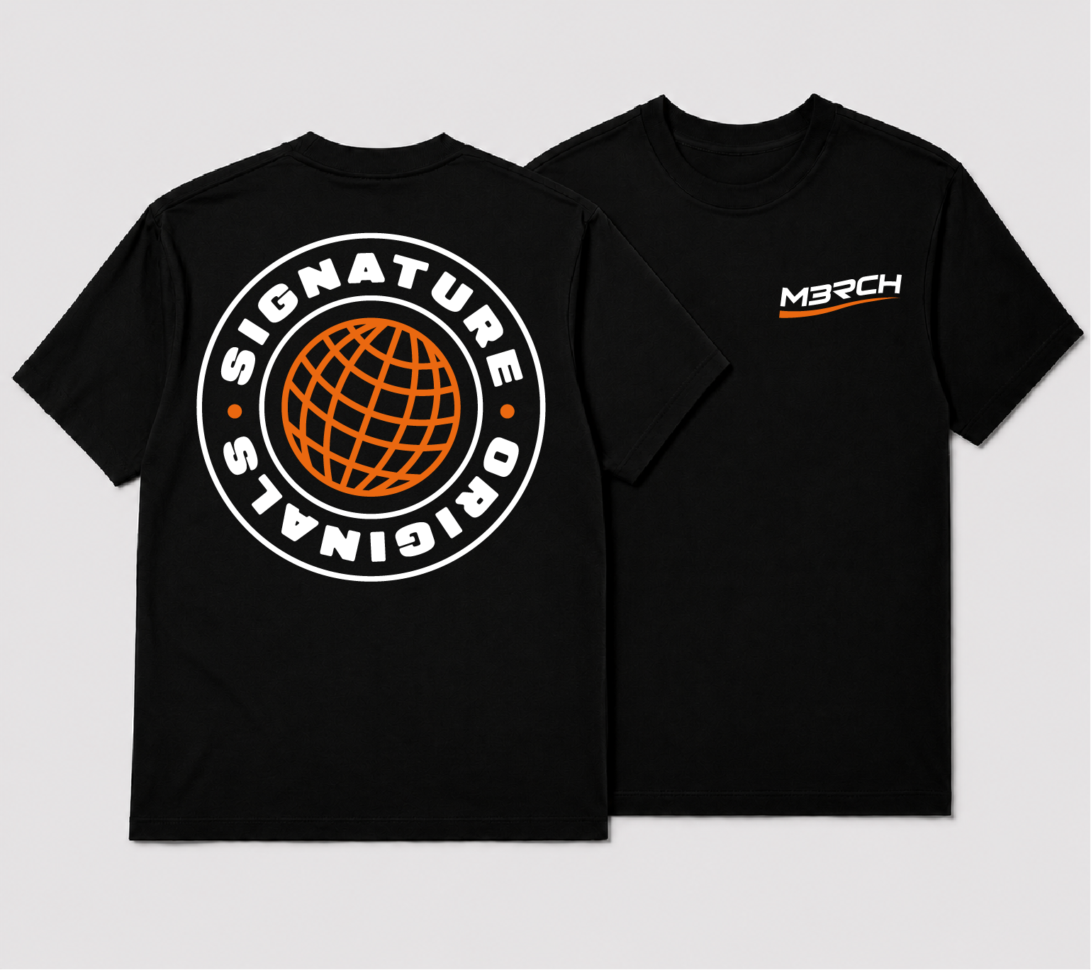 M3RCH Globe Tee Black