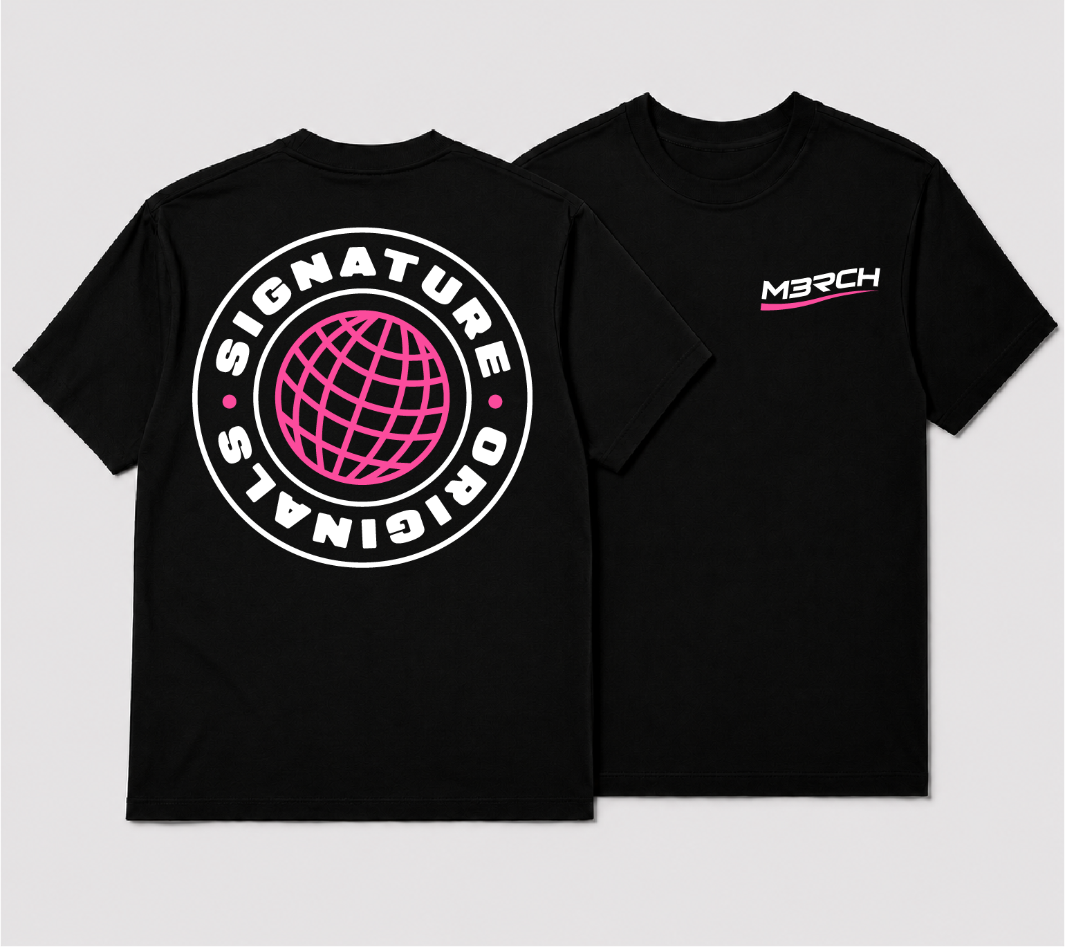 M3RCH Globe Tee Black