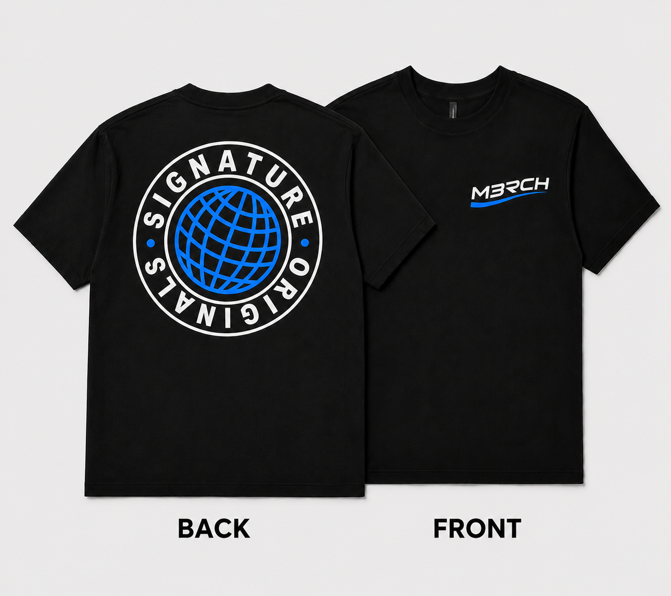 M3RCH Globe Tee Black