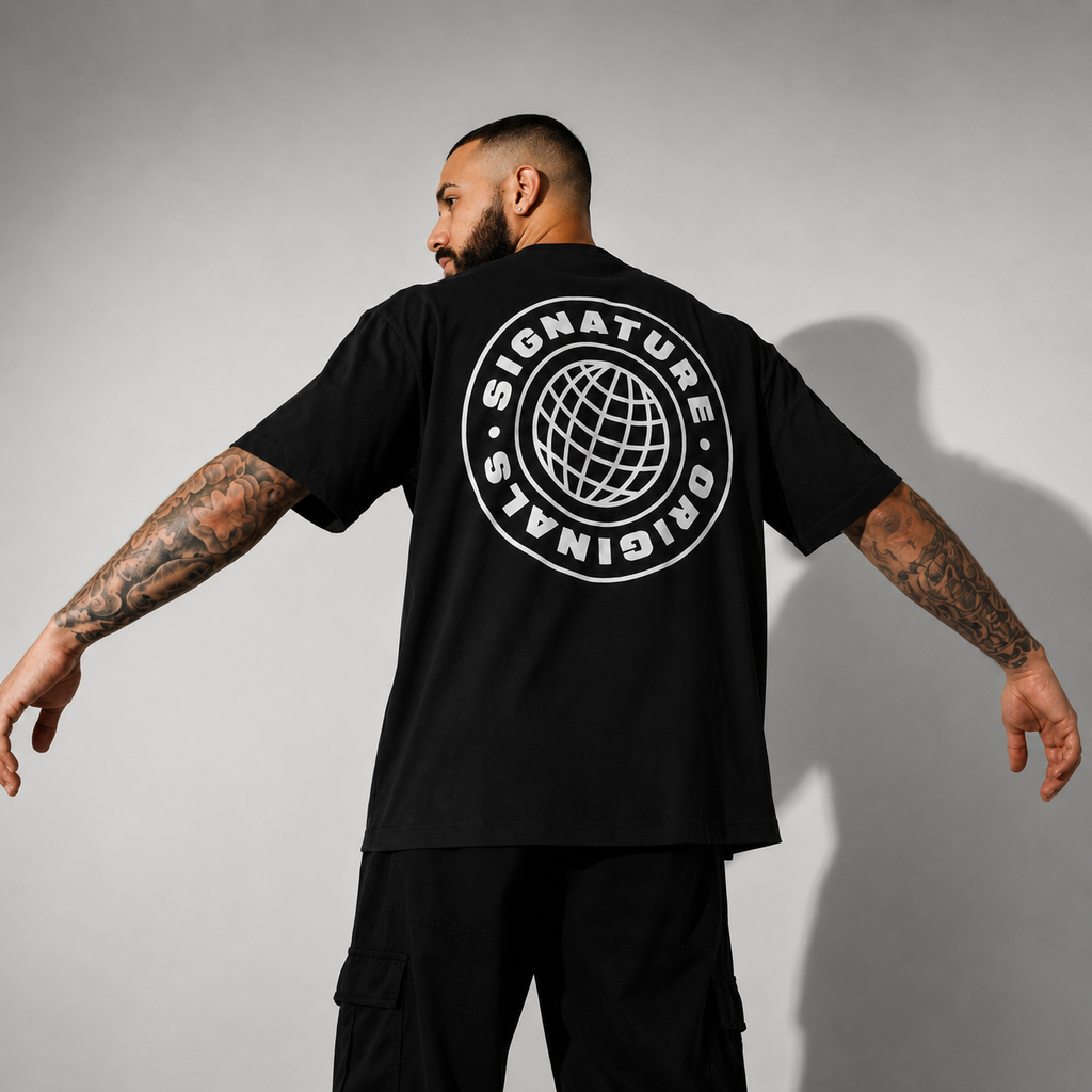 M3RCH Globe Tee Black