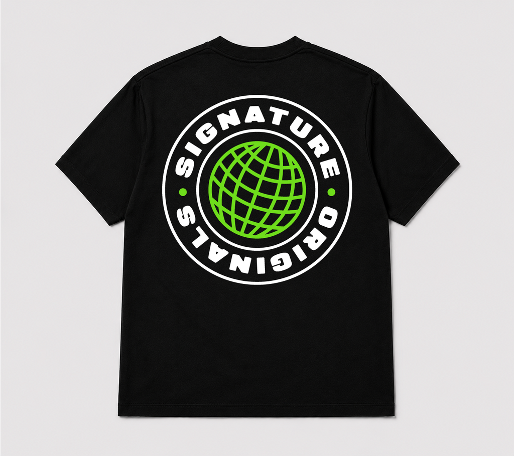 M3RCH Globe Tee Black