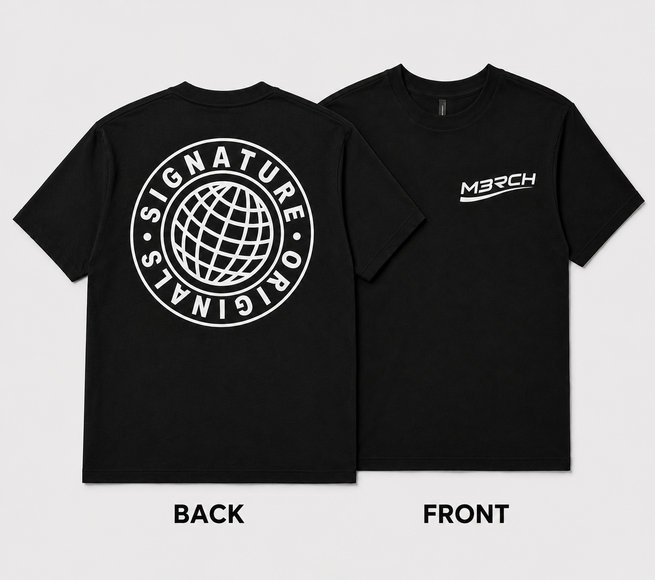 M3RCH Globe Tee Black
